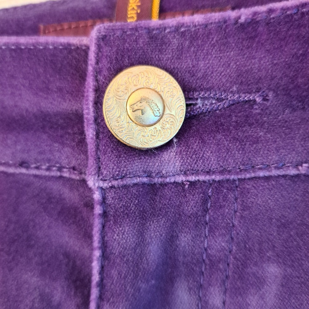 Jordache Purple Jelly Bean Velvet Women's 30/10 Sienna Skinny Pants NWT 1410-442 - Picture 6 of 11